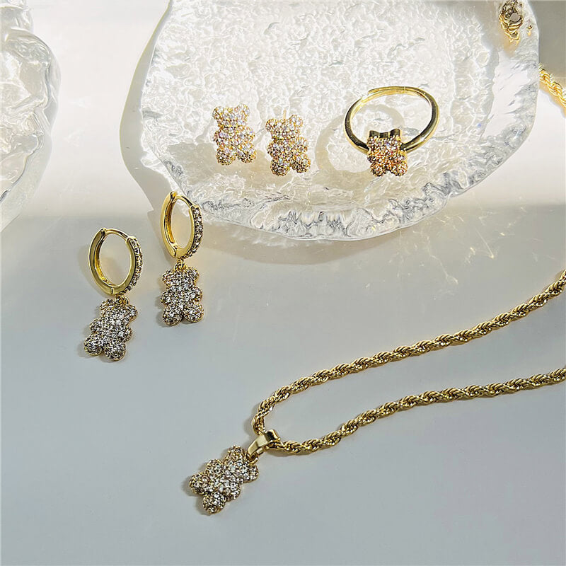 Mini-Iced Ted Necklace